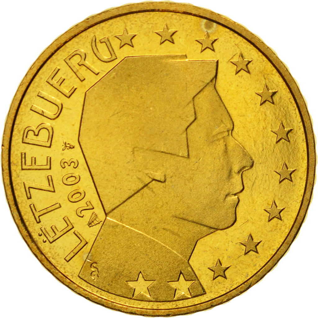Luxemburgo, 50 Euro Cent, 2003, FDC, Latón, KM:80