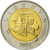 Coin, Lithuania, 5 Litai, 2013, MS(63), Bi-Metallic, KM:113