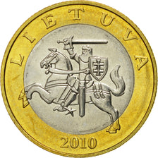 Coin, Lithuania, 2 Litai, 2010, MS(63), Bi-Metallic, KM:112