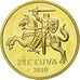 Moneda, Lituania, 20 Centu, 2010, SC, Níquel - latón, KM:107