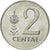 Coin, Lithuania, 2 Centai, 1991, MS(63), Aluminum, KM:86