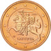Litwa, 2 Euro Cent, 2015, MS(65-70), Miedź platerowana stalą