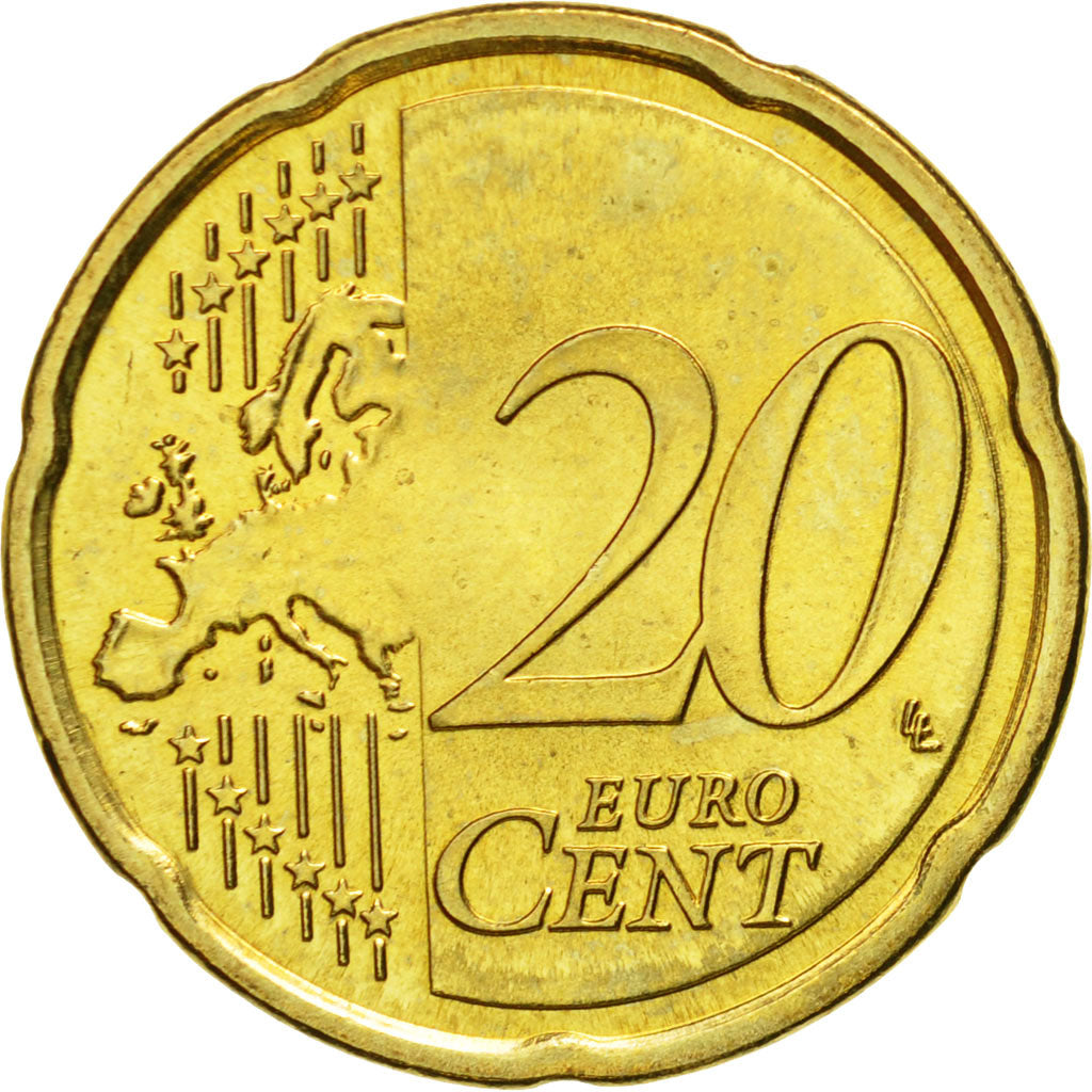 Lituania, 20 Euro Cent, 2015, FDC, Latón