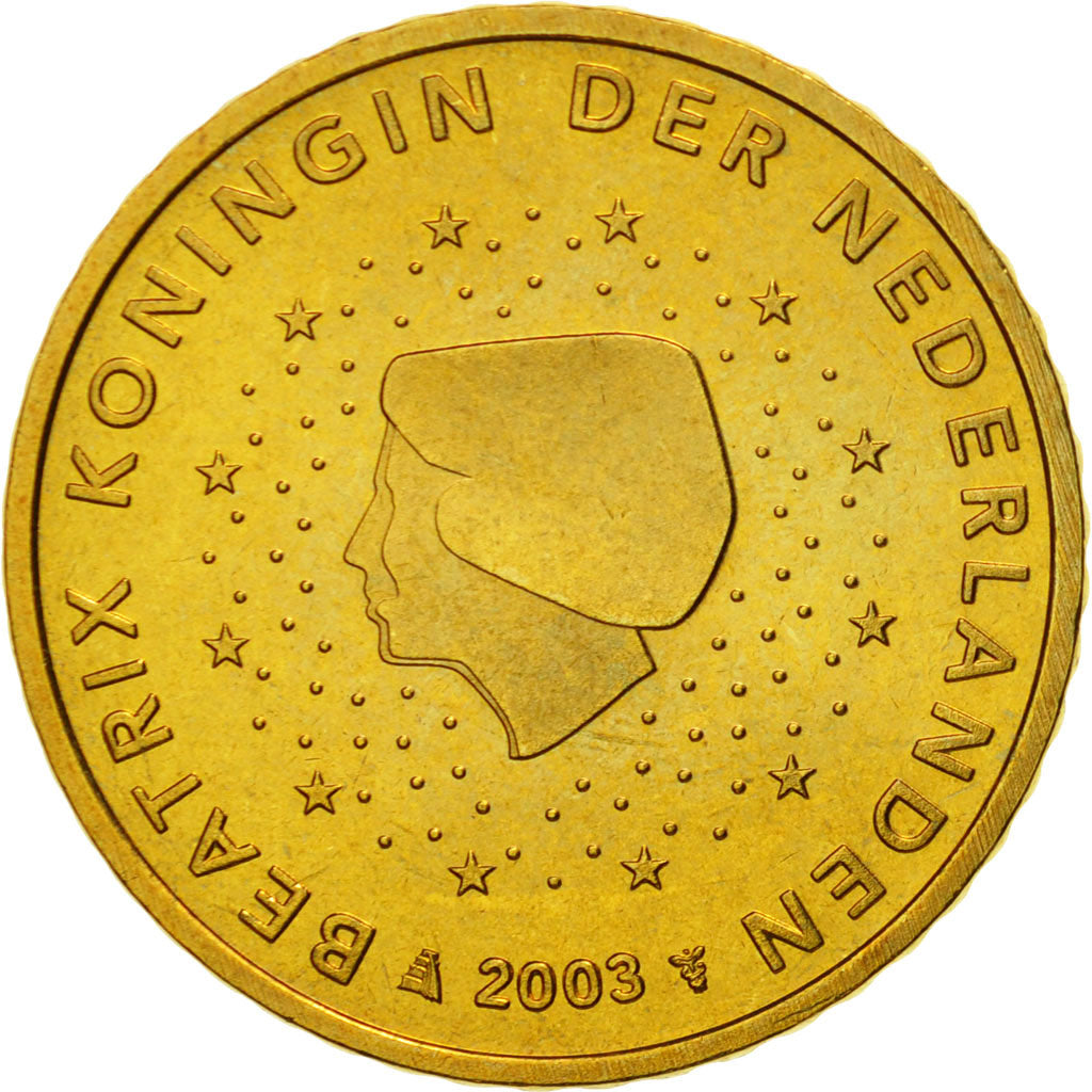 Nederland, 50 Euro Cent, 2003, FDC, Tin, KM:239
