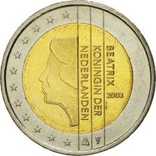 Netherlands, 2 Euro, 2003, MS(65-70), Bi-Metallic, KM:241