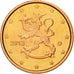 Finland, 2 Euro Cent, 2013, MS(63), Copper Plated Steel, KM:99