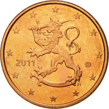 Finland, 5 Euro Cent, 2011, MS(65-70), Copper Plated Steel, KM:100
