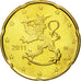 Finlandia, 20 Euro Cent, 2011, FDC, Latón, KM:127