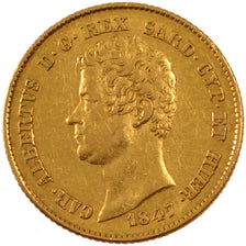Italie, Sardaigne, Charles Albert, 20 Lire