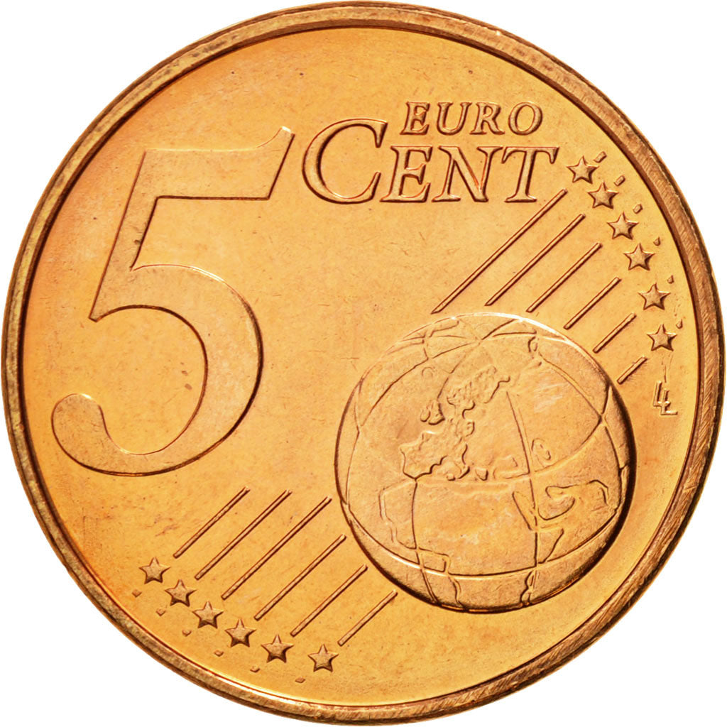 Netherlands, 5 Euro Cent, 2005, MS(65-70), Copper Plated Steel, KM:236