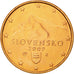 Slovakia, Euro Cent, 2009, MS(65-70), Copper Plated Steel, KM:95