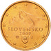 Slovakia, 2 Euro Cent, 2009, MS(65-70), Copper Plated Steel, KM:96
