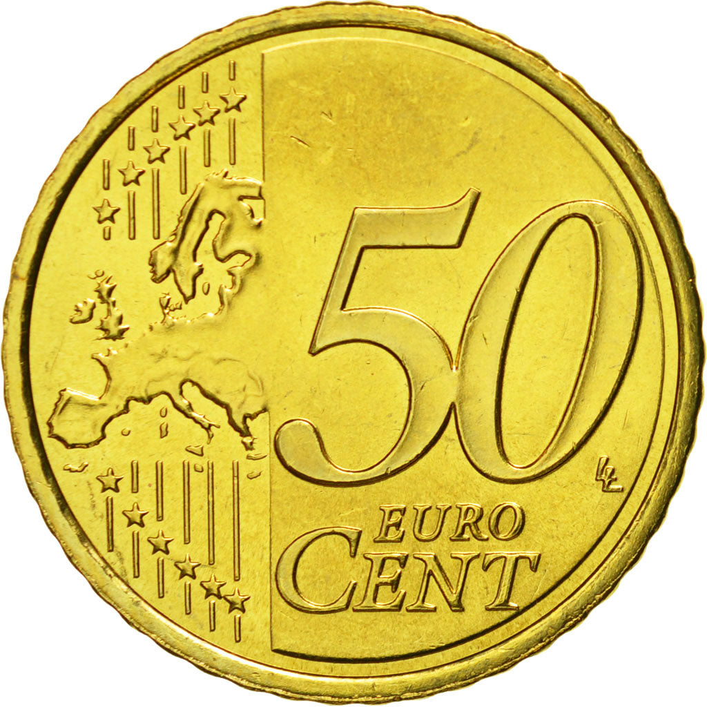 Spagna, 50 Euro Cent, 2014, FDC, Ottone