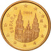 Spanje, 5 Euro Cent, 2014, FDC, Copper Plated Steel