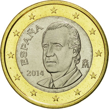 Spain, Euro, 2014, MS(65-70), Bi-Metallic