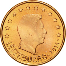 Luxembourg, 5 Euro Cent, 2014, MS(65-70), Copper Plated Steel