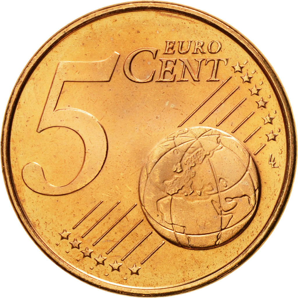 Luxembourg, 5 Euro Cent, 2014, MS(65-70), Copper Plated Steel