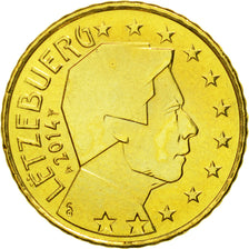 Luxembourg, 50 Euro Cent, 2014, MS(65-70), Brass
