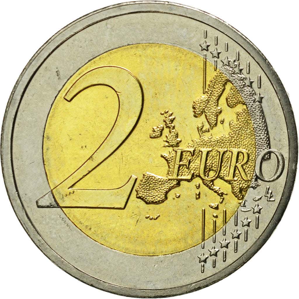 Luxembourg, 2 Euro, 2014, MS(65-70), Bi-Metallic