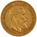 GERMAN STATES, 10 Mark, 1888, Berlin, KM #514, EF(40-45), Gold, 3.96