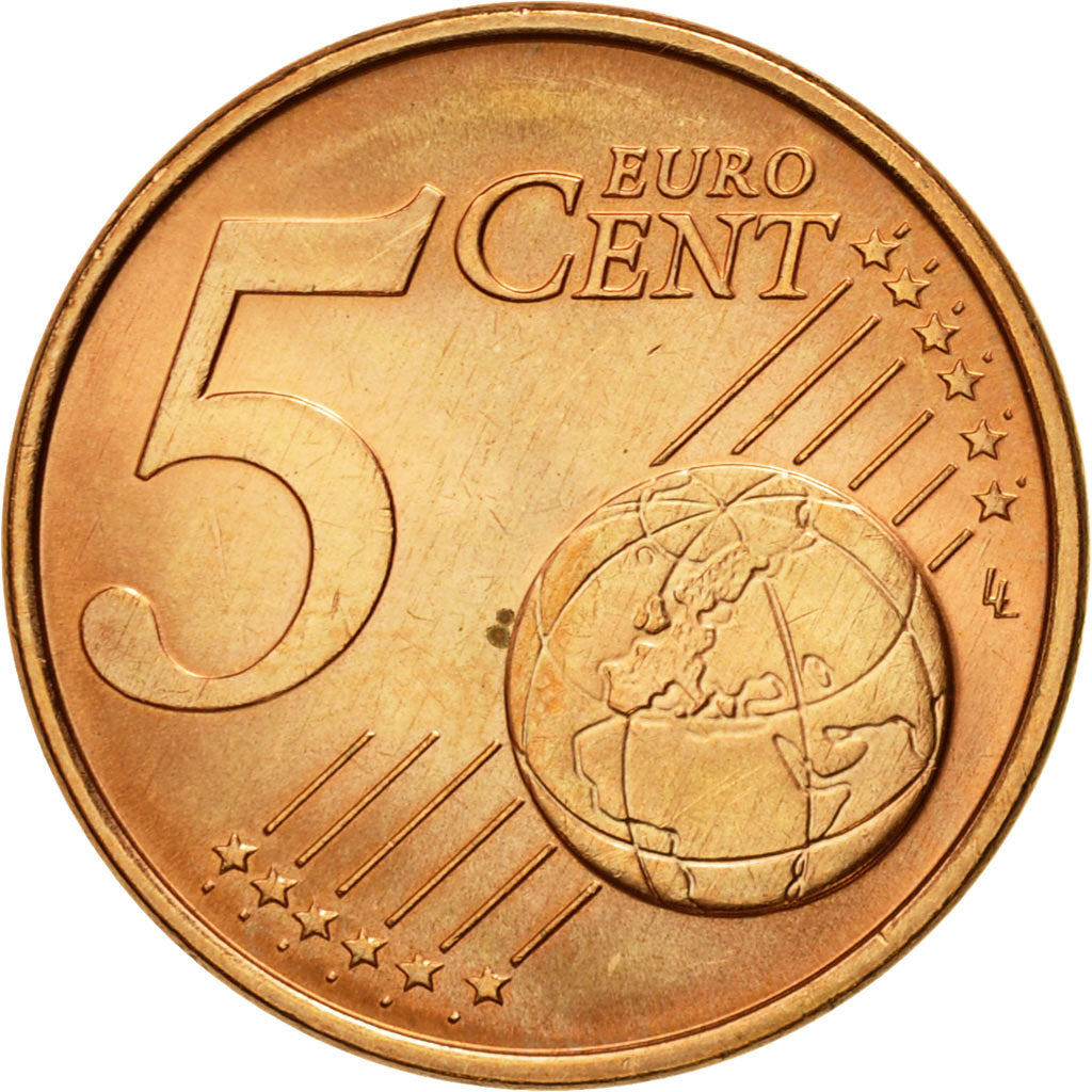 Lituania, 5 Euro Cent, 2015, FDC, Cobre chapado en acero