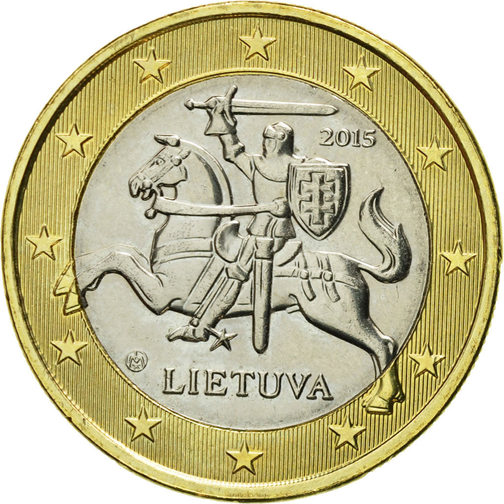 Lithouwen, Euro, 2015, FDC, Bi-Metallic