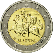 Lithuania, 2 Euro, 2015, MS(65-70), Bi-Metallic