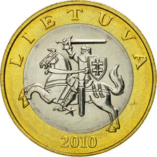 Coin, Lithuania, 2 Litai, 2010, MS(63), Bi-Metallic, KM:112