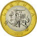 Coin, Lithuania, 2 Litai, 2010, MS(63), Bi-Metallic, KM:112
