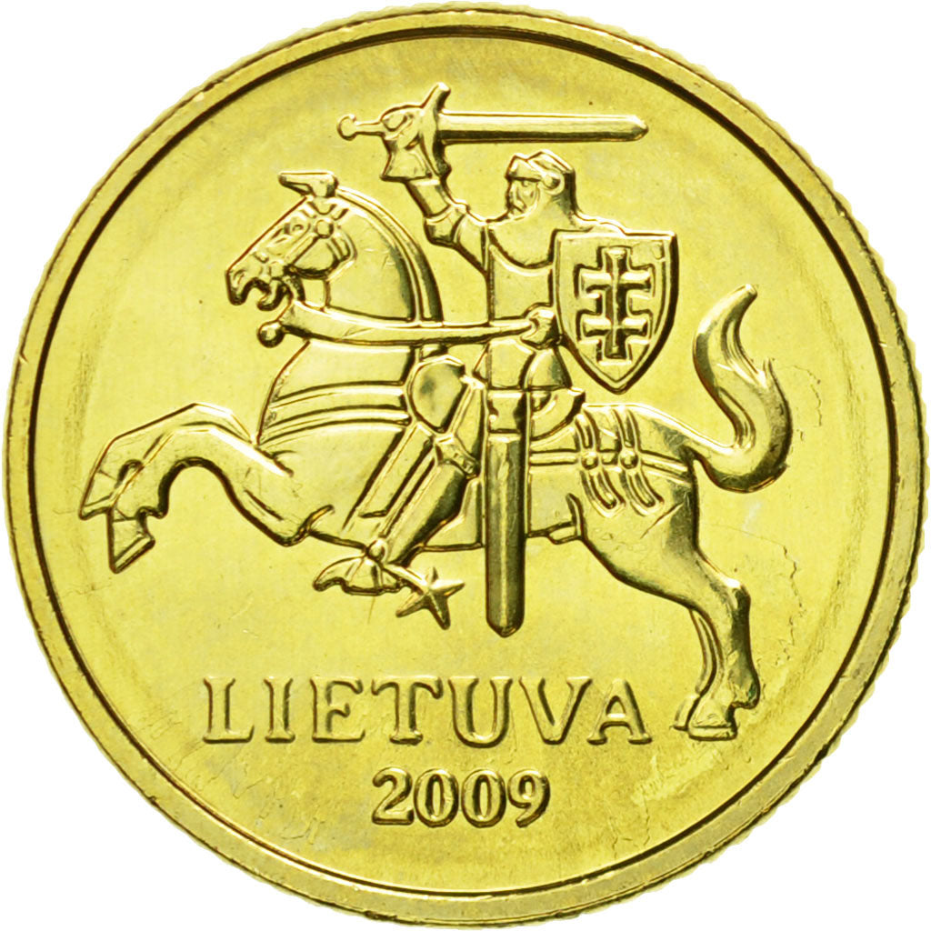 Münze, Lithuania, 10 Centu, 2009, UNZ, Nickel-brass, KM:106