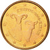 Cyprus, Euro Cent, 2009, MS(65-70), Copper Plated Steel, KM:78