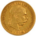 AUSTRIA, 10 Corona, 1896, KM #2805, EF(40-45), Gold, 19, 3.38