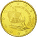 Cyprus, 50 Euro Cent, 2009, MS(65-70), Brass, KM:83
