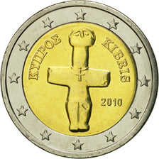 Cyprus, 2 Euro, 2010, MS(65-70), Bi-Metallic, KM:85