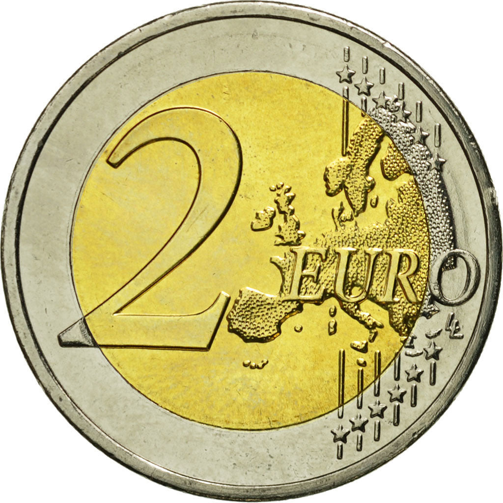 Cyprus, 2 Euro, 2010, MS(65-70), Bi-Metallic, KM:85