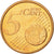 Cypr, 5 Euro Cent, 2009, MS(65-70), Miedź platerowana stalą, KM:80