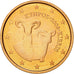Cipro, 2 Euro Cent, 2009, FDC, Acciaio placcato rame, KM:79