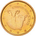 Cyprus, 2 Euro Cent, 2009, MS(65-70), Copper Plated Steel, KM:79