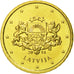 Latvia, 10 Euro Cent, 2014, MS(65-70), Brass, KM:153
