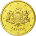 Latvia, 10 Euro Cent, 2014, FDC, Laiton, KM:153