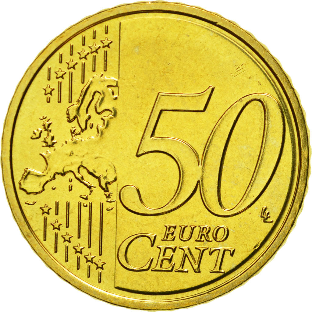 Latvia, 50 Euro Cent, 2014, MS(65-70), Brass, KM:155