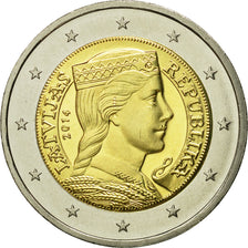 Latvia, 2 Euro, 2014, MS(65-70), Bi-Metallic, KM:157