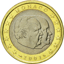 Monaco, Euro, 2001, MS(63), Bi-Metallic, KM:173