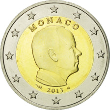 Monaco, 2 Euro, 2013, MS(63), Bi-Metallic