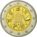 Greece, 2 Euro, Union Iles Ioniennes, 2014, MS(63), Bi-Metallic