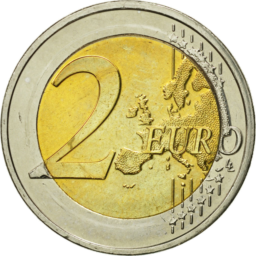 Greece, 2 Euro, Union Iles Ioniennes, 2014, MS(63), Bi-Metallic