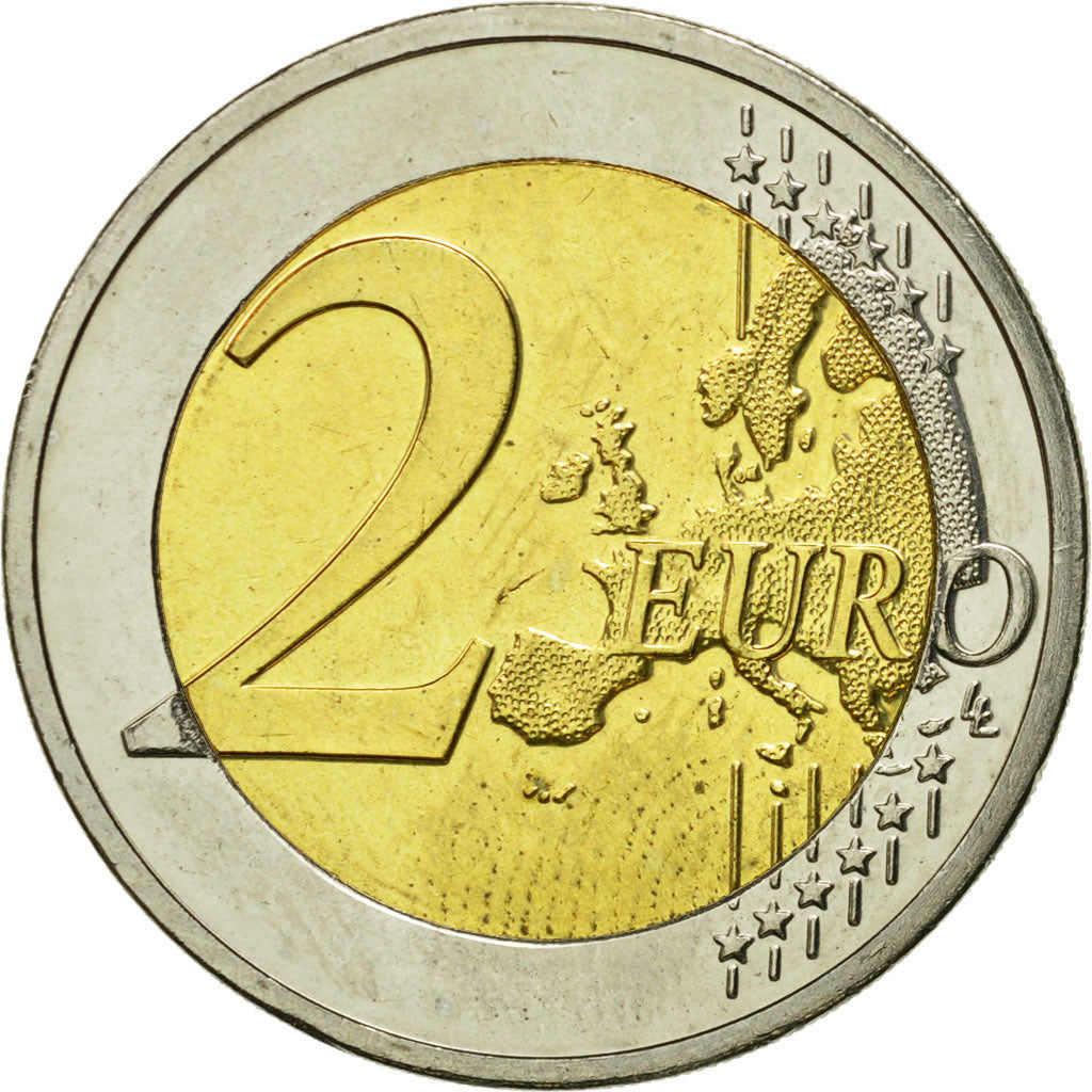 Greece, 2 Euro, Union Iles Ioniennes, 2014, MS(63), Bi-Metallic