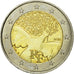 France, 2 Euro, Paix, 2015, MS(63), Bi-Metallic