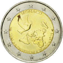 Monaco, 2 Euro, Admission à l'ONU, 2013, MS(63), Bi-Metallic