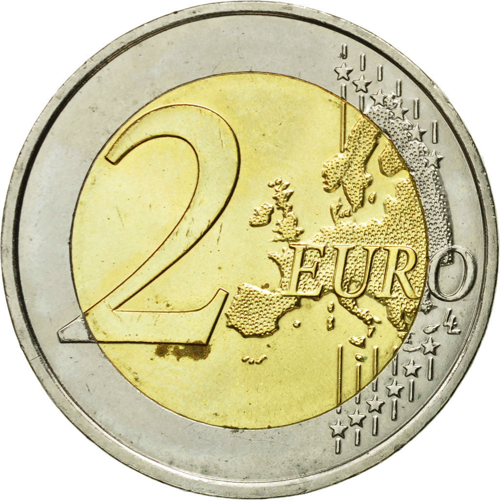 Monaco, 2 Euro, Admission à l'ONU, 2013, MS(63), Bi-Metallic